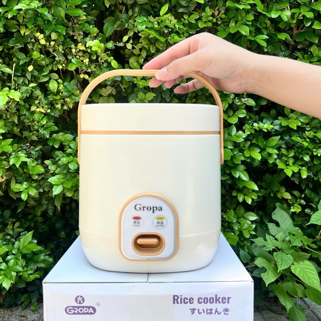 ✨ Nồi Cơm Điện Mini Đa Năng GROPA 0.8L – Giải pháp nấu ăn gọn nhẹ, tiết kiệm và tiện lợi cho cuộc sống hiện đại