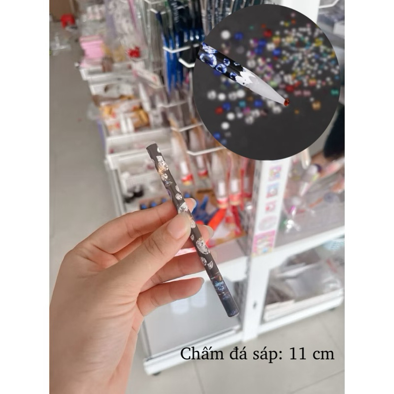 Bút chấm đá, dính bi, dính charm- sáp chấm đá - bút đính đá giá rẻ