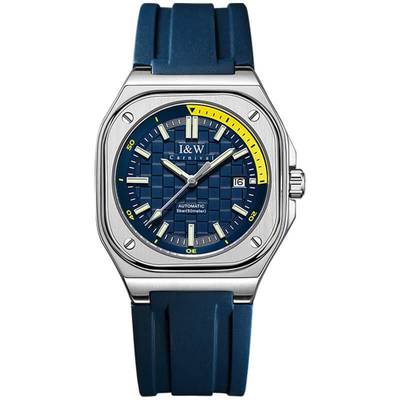 Đồng hồ nam chính hãng I&W Carnival  673G-S1 Kính sapphire ,chống xước,Chống nước ,BH 24 tháng,Máy cơ (Automatic)