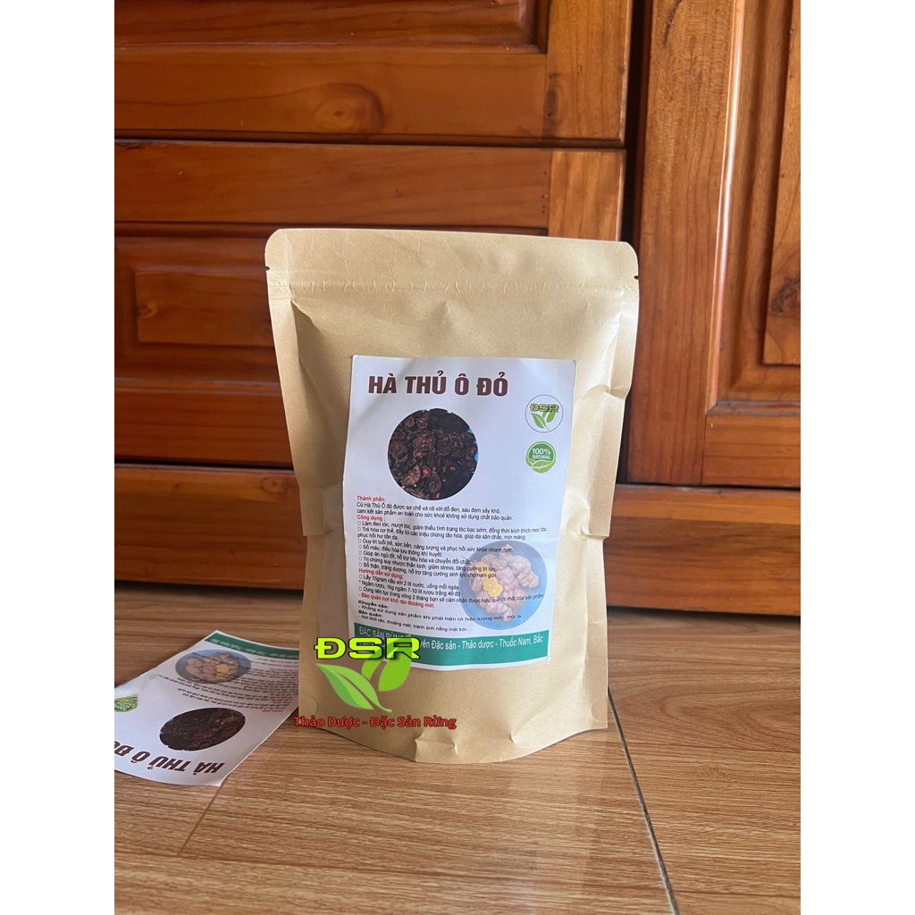 ( 1kg )Hà Thủ Ô Đỏ Khô Đã Sơ Chế Đỗ đen, Thảo dược Đặc sản rừng ĐSR