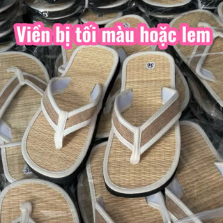 [Xả kho hàng lỗi] Dép chiếu nữ quai kẹp