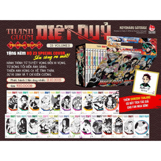 Truyện tranh Boxset Thanh gươm diệt quỷ trọn bộ 23 tập + Ngoại truyện  Chang Book  