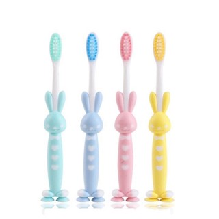 Set 4 bàn chải đánh răng hình thỏ/hình gấu cho bé