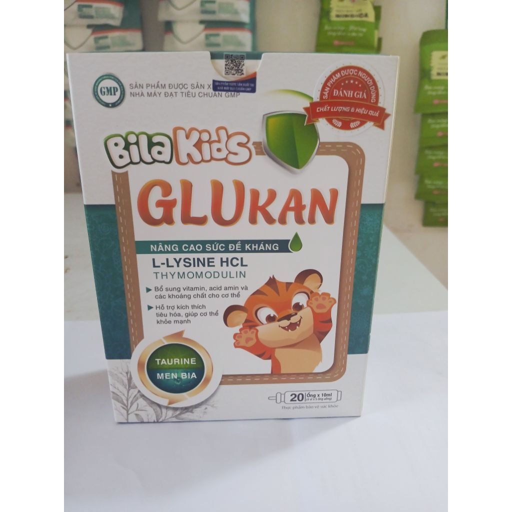 Siro Trẻ Em Bila Kids Glukan – Tăng Cường Sức Đề Kháng, Hỗ Trợ Tiêu Hóa, Bổ Sung Vitamin & Khoáng Ch