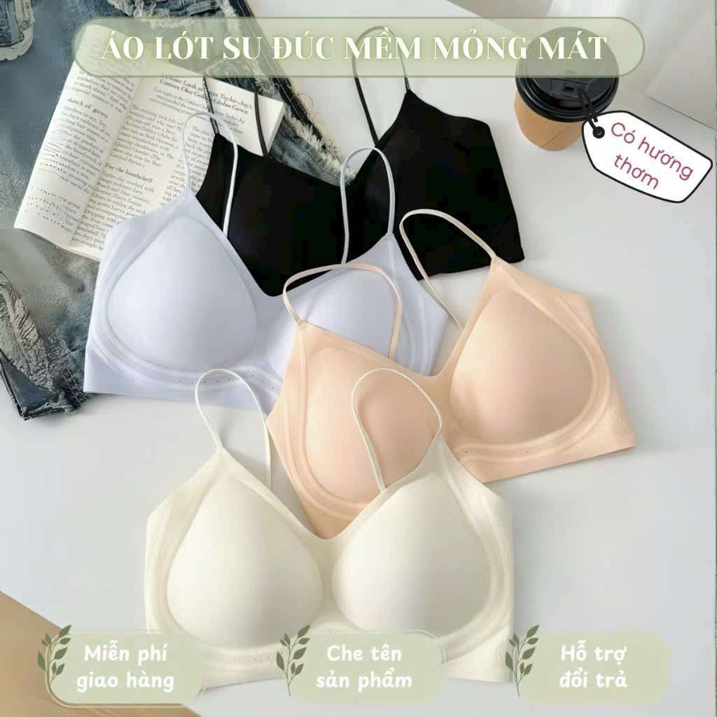 Áo lót su tàng hình đệm mỏng,hương hoa trà thơm mát 025