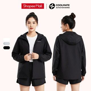 Áo khoác Unisex có mũ Daily Wear trượt nước, chống UV, cản gió nhẹ Coolmate Active For Women