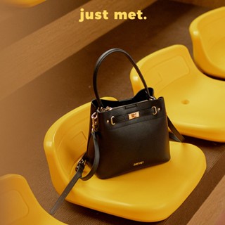 JUST MET Túi da cao cấp bền đẹp Túi xách nữ sang chảnh Túi đeo chéo nữ Túi sách nữ