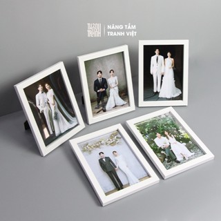 Khung Hình 15x21cm (A5) Để Bàn - Tặng Kèm In Ảnh Theo Yêu Cầu - Khung Ảnh Treo Tường - Thảo Tranh