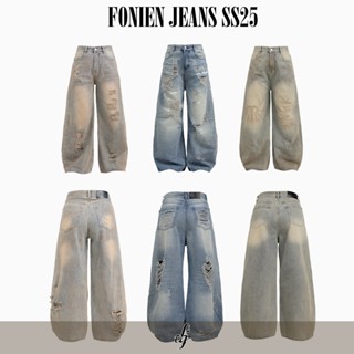 [ FONIEN JEANS SS25 ] Quần jeans ống rộng form suông, siêu dài , hack dáng , phù hợp nhiều dịp | BY DANEJI