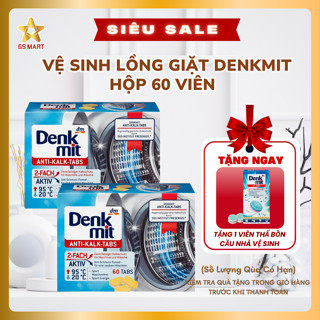 [Mẫu Mới] 60 Viên Tẩy Lồng Máy Giặt Denkmit Anti-Kalk-Tabs - Domol Nhập Nội Địa Hàng Chính Hãng Đức