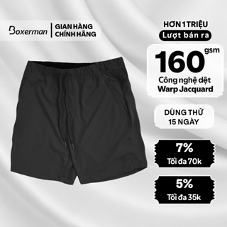  Quần short nam Smartfit BOXERMAN vải Polyamide mềm mịn thoáng mát co giãn tốt chuẩn form 