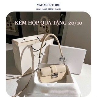 Túi xách nữ đeo vai đai ngang kẹp nách da trơn bóng cao cấp YADASI TX30
