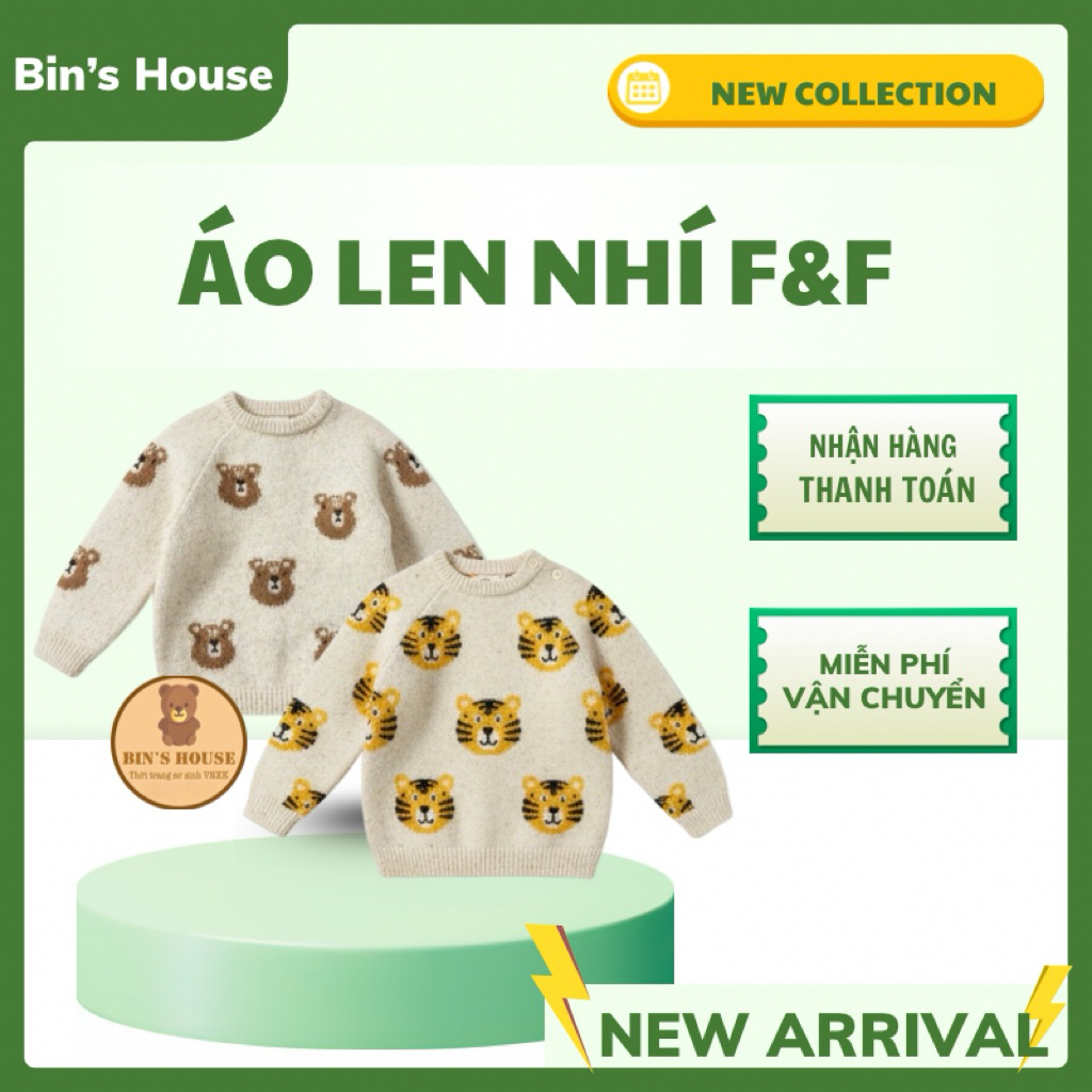 Áo len sơ sinh F&F