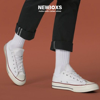 Giày Converse Chuck 1970s White Low - 162065, Converse Chính Hãng, Basic Sneaker, Êm Ái, Bền Bỉ