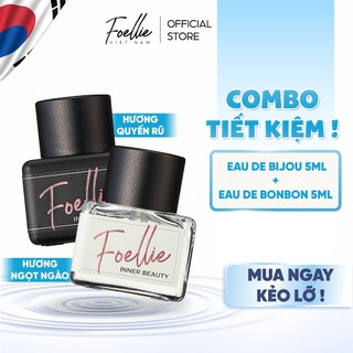  Combo Nước Hoa Foellie Cao cấp Hàn Quốc Nước Hoa VÙng Kín Nam Và Nữ Lưu Hương 48 Tiếng 5ml 
