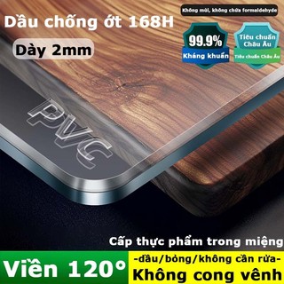  Tặng dao cắt! Khăn Trải Bàn Bằng Nhựa PVC Trong Suốt chống dính bụi,Bảo vệ môi trường chống nóng tốt hơn 200%! 