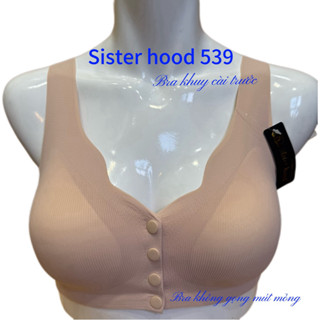  Áo ngực cài trước su đúc không gọng Thái lan 539 mút mỏng bản to nâng ngực chống xệ không lộ viền size 36-42 