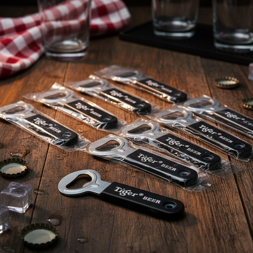 COMBO 10 Khui Bia Tiger, Dụng Cụ Mở Nắp Chai Đồ - Loại Xịn