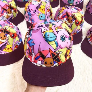  Mũ lưỡi trai cho bé 2-4 tuổi hình Pokemon mũ Snapback phong cách cho bé đội đầu đi học đi chơi M05 