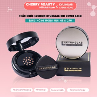 Phấn nước Cushion KyungLab Bio Cover Balm tone sáng hồng mỏng mịn kiềm dầu bền màu che phủ khuyết điểm