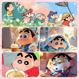  Tấm lót chuột Shin cậu bé bút chì Vua Lót Chuột Mousepad pad chuột mini làm việc văn phòng 