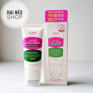   DATE 30 08 2026  Kem dưỡng vùng cổ kèm đầu lăn chứa 0.02% Retinal & 73.5% Collagen thủy phân trẻ hóa nâng cơ C-K-D 