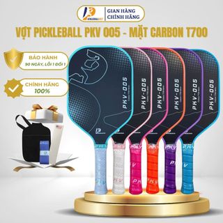  ✅ Vợt Pickleball PKV – 005 Chính Hãng Mặt Vợt Carbon T700 