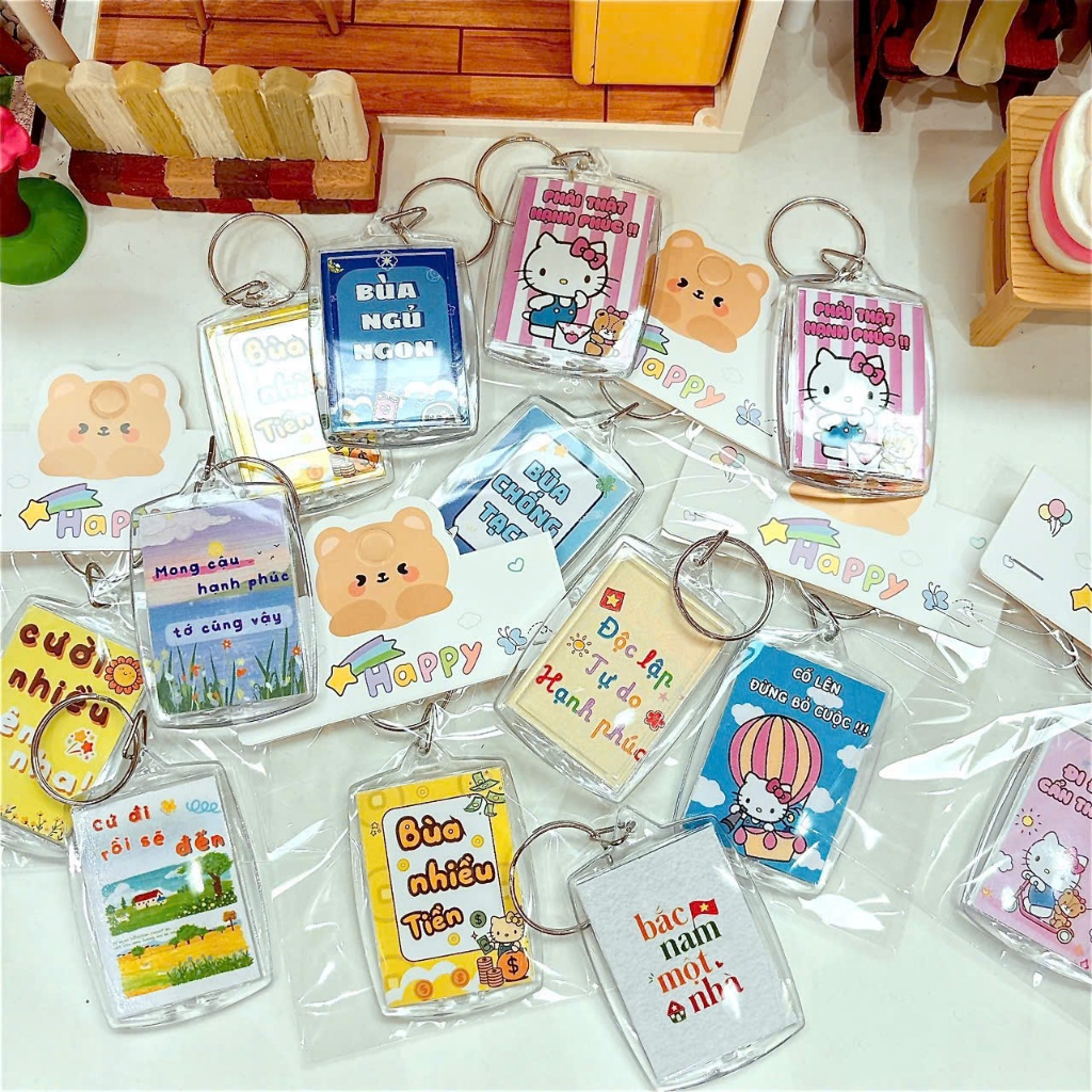 Móc khoá bùa lời yêu thương