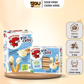 Phô Mai Que Chấm La Vache Qui Rit Pik & Croq Giàu Canxi Protein Snack Ăn Vặt Dinh Dưỡng Chính Hãng