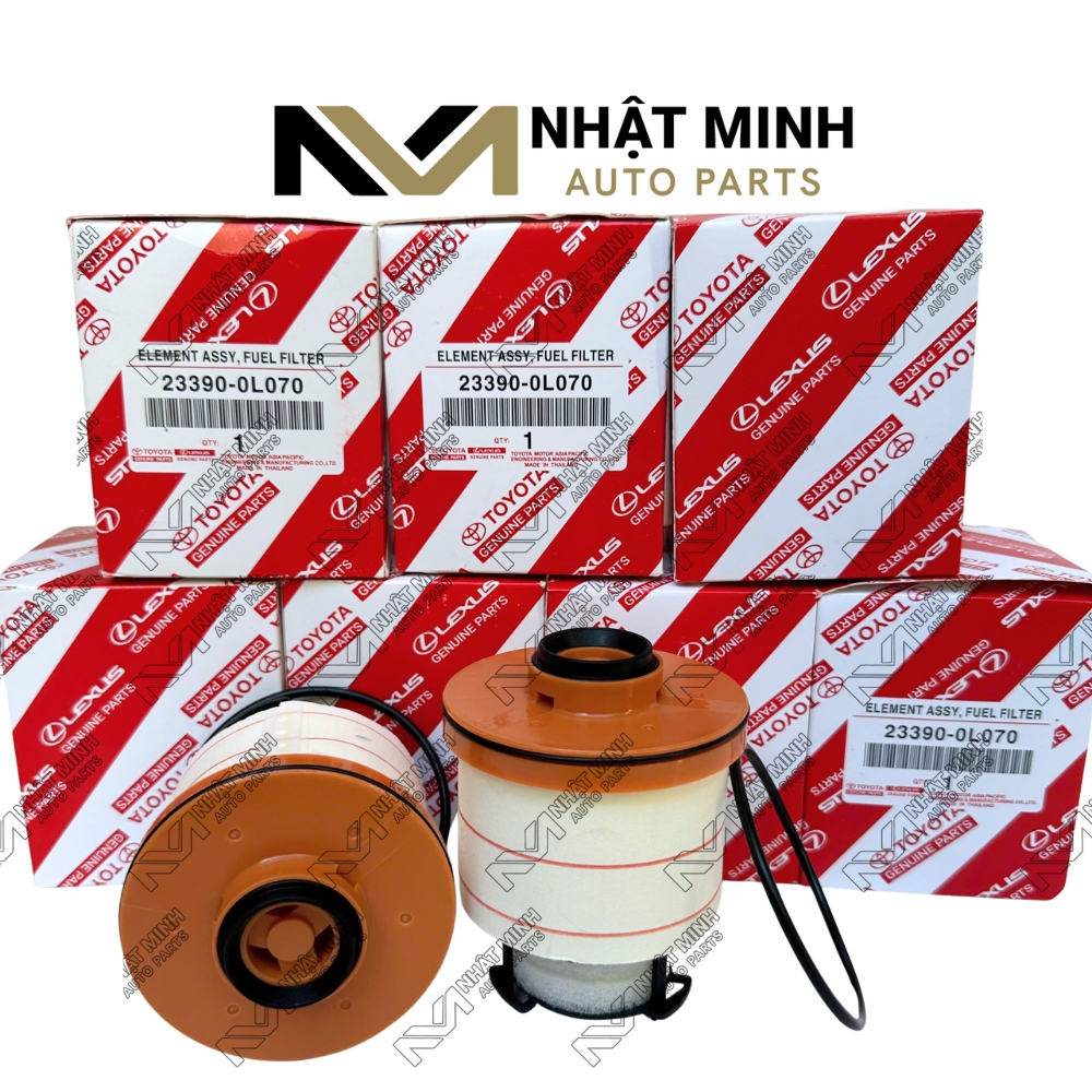 Lọc nhiên liệu Diezel xe Toyota Fortuner(16-24), Hilux(16-24), Hiace MSP: 233900L070/233900L090/2339