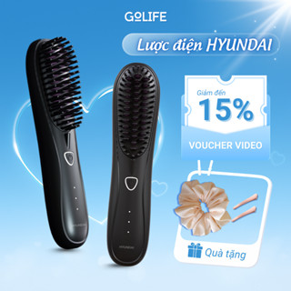  Lược điện chải tóc Hyundai ion âm có 3 chế độ nhiệt tự do tạo kiểu chăm sóc và bảo vệ tóc 