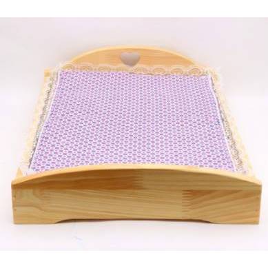 Giường búp bê bằng gỗ, Giường búp bê có đệm đồ chơi mầm non theo thông tư 02