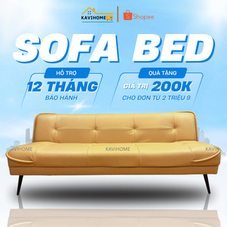   SA09  Ghế sofa giường nằm sofa bed 1m8 da công nghiệp thiết kế sang trong decor phòng khách 