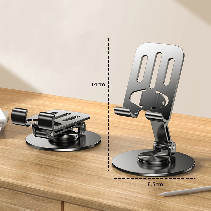 Giá Đỡ Điện Thoại, Máy Tính Bảng Làm Từ Hợp Kim Nhôm Cao Cấp Có Thể Gấp Gọn, Xoay 360 Độ 88522 LAMON