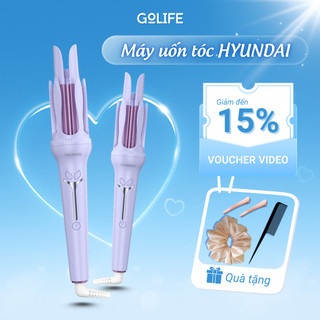  Máy uốn tóc xoăn sóng nước 32mm Hyundai màn hình LED máy làm tóc tích hợp ion âm bảo vệ tóc Golife 