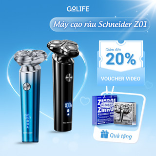 Máy cạo râu Schneider Z01 chống nước máy cạo râu cao cấp màn hình LED lưỡi cạo tự mài an toàn Golife