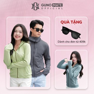  Áo Chống Nắng Nam Nữ GUNO Tre Thơm 2 Lớp Chống Tia UV Thoáng Khí Mũ Rộng Vành Che Trán 25AG50 AB68 
