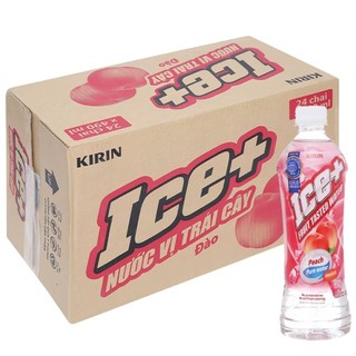 (Combo) Nước trái cây ICE+ vị đào 490ml