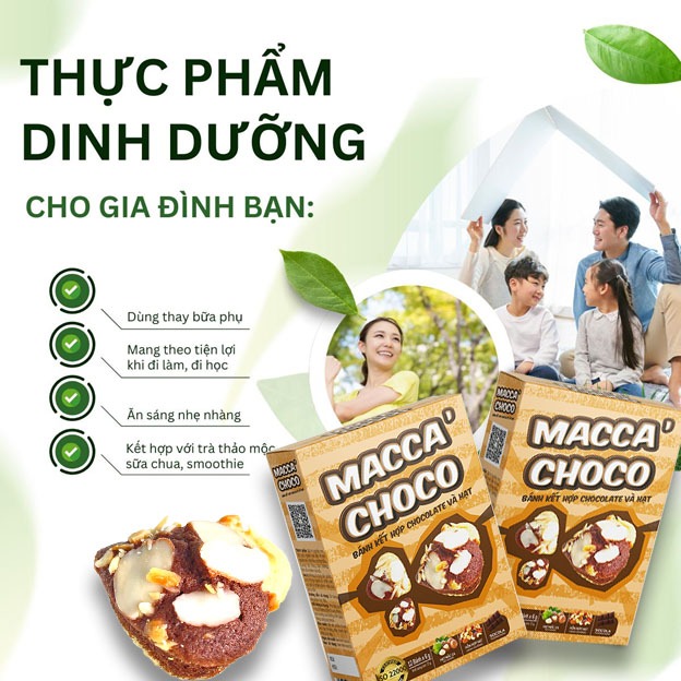 Bánh Macca-Socola Macca's Choco