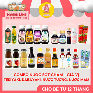  Tổng Hợp Sốt Chấm & Gia Vị Nấu Ăn Cho Bé Từ 1 Tuổi: Teriyaki Lum Lum Kabayaki Dashi Lab Lê Gia Thốt Nốt Mật Dừa... 
