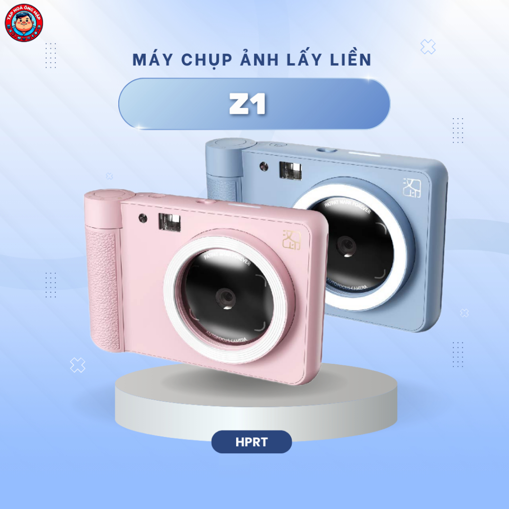 Máy Chụp Ảnh Lấy Liền Hprt Z1 – Chụp & In Ảnh Tức Thì, Nhiều Tính Năng Hiện Đại, BH 12 Tháng
