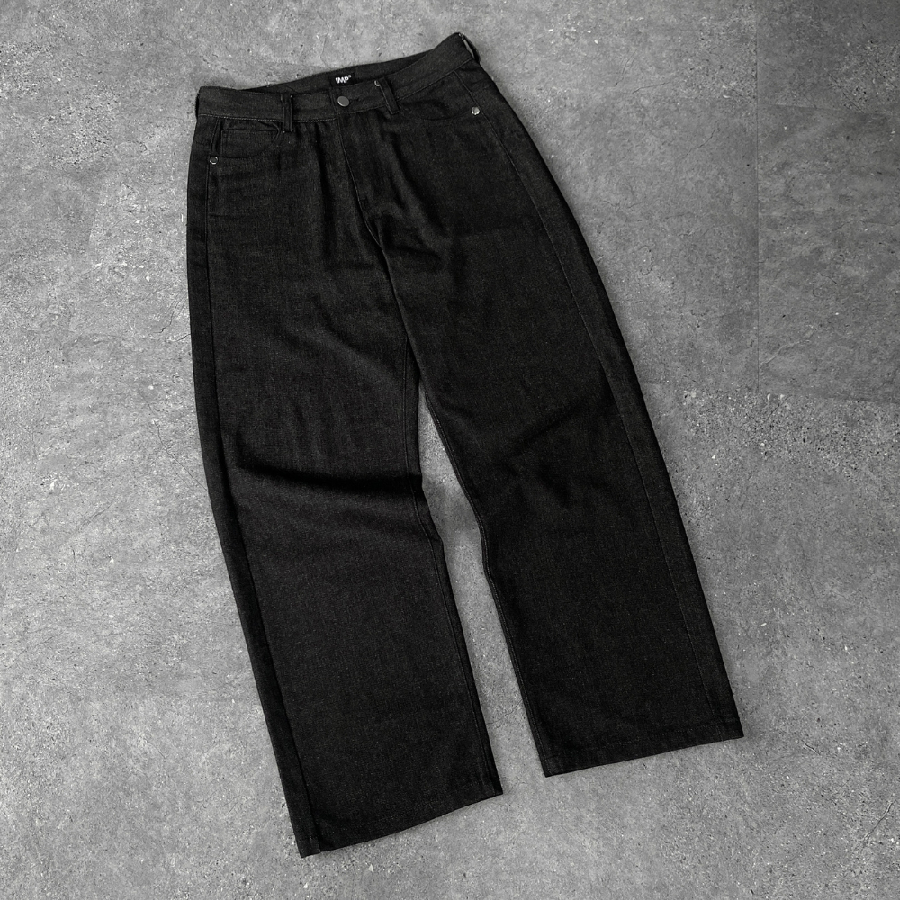 Quần jean ống suông Imperfect Quần No.20 - Quần Jean Wide Fit hiệu ứng màu RAW Menswear