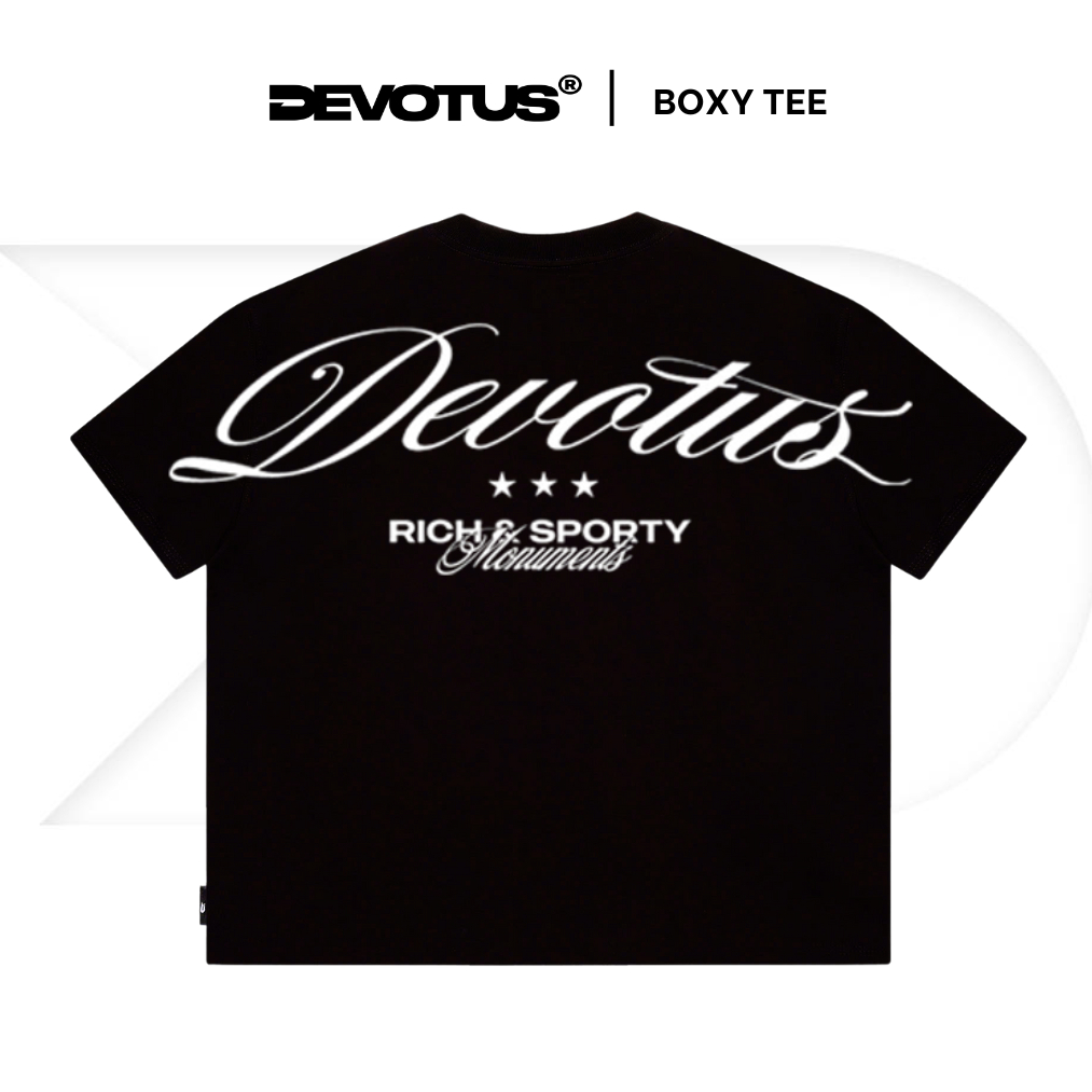 Áo thun form BOXY Unisex DEVOTUS Premium Cotton 260gsm Local Brand - RICH&SPORTY