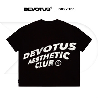  Áo thun form BOXY Unisex DEVOTUS Premium Cotton 260gsm Local Brand - Metallic Typo Logo 