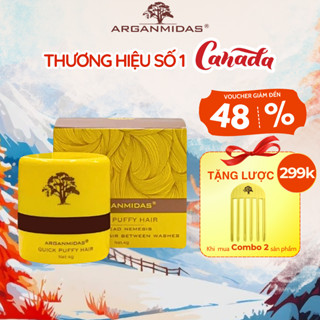Phấn tóc kiềm dầu tạo phồng chân tóc Arganmidas, hỗ trợ kiểm soát dầu thừa, giúp tóc bồng bềnh lâu bết