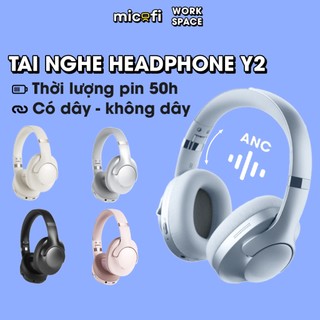  Tai Nghe Chụp Tai Headphone Micofi Bluetooth Pin Trâu Có Dây Chống Ồn Pc Jack 3.5 Hifi Không Dây Chùm AUX ANC 