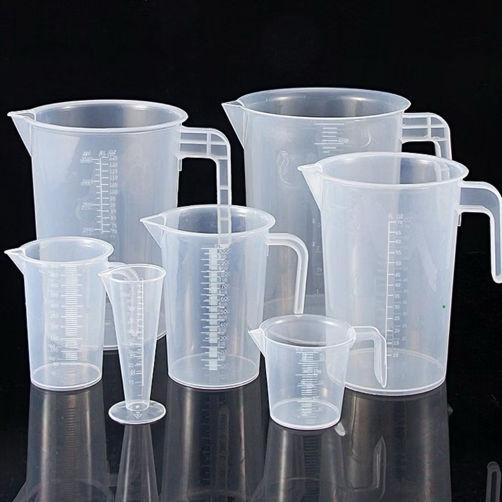Ca đong định lượng 100ml 250ml 500ml 1000ml Ly đong định lượng Ca định lượng Ly định lượng nhựa cao 