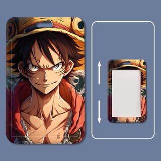  Dây đeo thẻ vỏ bọc thẻ ID thẻ tên in hình One Piece Anime Manga 