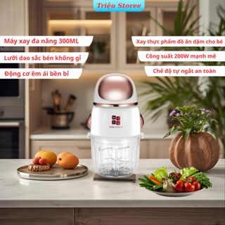  Máy xay thịt đa năng Misu Louis 300ML máy xay cối thủy tinh xay thức ăn dặm rau củ công suất 200W 