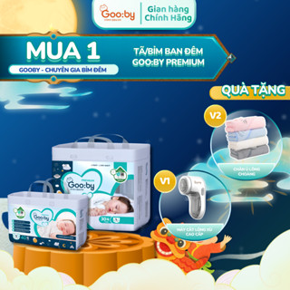 [Đặc biệt giảm quà]Tã/bỉm dán/quần đêm Gooby Premium - Chuyên gia bỉm đêm siêu thấm hút size M/L/XL/XXL